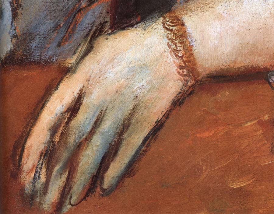 Detail  of Portrait of Miss Lu